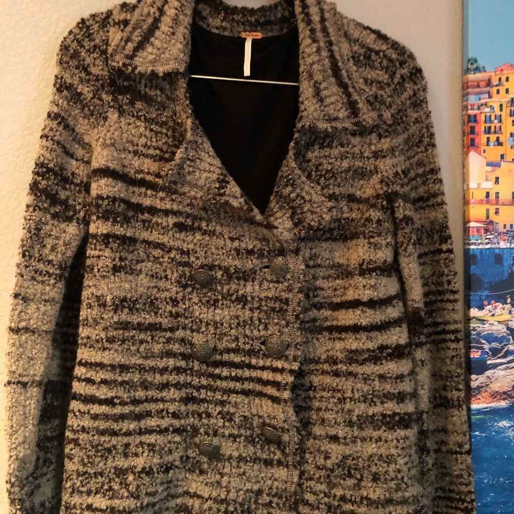 Free People Knitted Coat